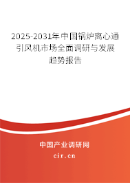 2025-2031年中國鍋爐離心通引風機市場全面調研與發(fā)展趨勢報告