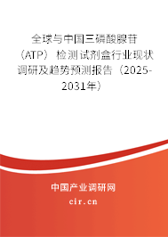 全球與中國三磷酸腺苷（ATP）檢測試劑盒行業(yè)現(xiàn)狀調(diào)研及趨勢預(yù)測報告（2025-2031年）