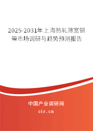2025-2031年上海熱軋薄寬鋼帶市場調(diào)研與趨勢預(yù)測報(bào)告