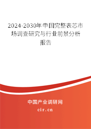 2024-2030年中國完整表芯市場調(diào)查研究與行業(yè)前景分析報(bào)告