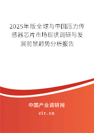 2025年版全球與中國壓力傳感器芯片市場現(xiàn)狀調(diào)研與發(fā)展前景趨勢分析報告