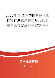 2022年全球與中國機器人柔性零件進給系統(tǒng)市場現(xiàn)狀調(diào)查與未來發(fā)展前景趨勢報告