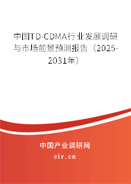 中國TD-CDMA行業(yè)發(fā)展調研與市場前景預測報告（2025-2031年）