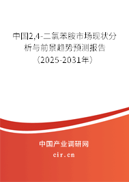 中國(guó)2,4-二氯苯胺市場(chǎng)現(xiàn)狀分析與前景趨勢(shì)預(yù)測(cè)報(bào)告（2025-2031年）