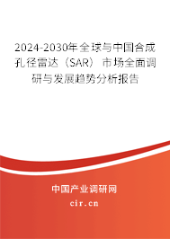 2024-2030年全球與中國合成孔徑雷達(dá)（SAR）市場全面調(diào)研與發(fā)展趨勢分析報(bào)告