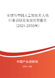 全球與中國人工智能無人機行業(yè)調研及發(fā)展前景報告（2025-2030年）