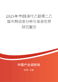 2025年中國(guó)溴代乙醛縮二乙醇市場(chǎng)調(diào)查分析與發(fā)展前景研究報(bào)告
