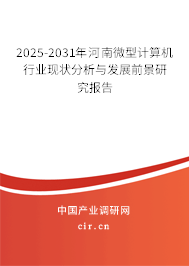 2025-2031年河南微型計算機行業(yè)現(xiàn)狀分析與發(fā)展前景研究報告