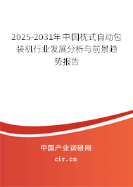 2025-2031年中國枕式自動包裝機行業(yè)發(fā)展分析與前景趨勢報告