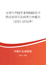 全球與中國專業(yè)地圖服務(wù)市場調(diào)查研究及趨勢分析報告（2025-2031年）
