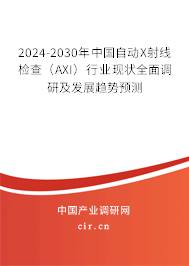 2024-2030年中國自動(dòng)X射線檢查（AXI）行業(yè)現(xiàn)狀全面調(diào)研及發(fā)展趨勢預(yù)測