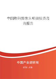 中國數(shù)碼攝像頭項目投資咨詢報告