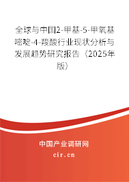 全球與中國2-甲基-5-甲氧基嘧啶-4-羧酸行業(yè)現(xiàn)狀分析與發(fā)展趨勢研究報告（2025年版）