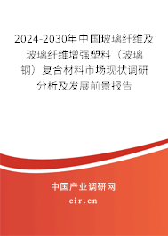2024-2030年中國(guó)玻璃纖維及玻璃纖維增強(qiáng)塑料（玻璃鋼）復(fù)合材料市場(chǎng)現(xiàn)狀調(diào)研分析及發(fā)展前景報(bào)告
