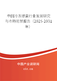 中國冷凍球囊行業(yè)發(fā)展研究與市場前景報告（2025-2031年）