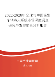 2022-2028年全球與中國輕型車輛點火系統(tǒng)市場深度調(diào)查研究與發(fā)展前景分析報告