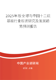 2025年版全球與中國(guó)十二烷基胺行業(yè)現(xiàn)狀研究及發(fā)展趨勢(shì)預(yù)測(cè)報(bào)告