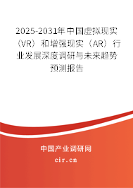 2025-2031年中國(guó)虛擬現(xiàn)實(shí)（VR）和增強(qiáng)現(xiàn)實(shí)（AR）行業(yè)發(fā)展深度調(diào)研與未來(lái)趨勢(shì)預(yù)測(cè)報(bào)告
