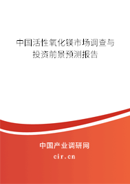 中國活性氧化鎂市場調(diào)查與投資前景預(yù)測報(bào)告