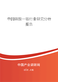中國磷酸一銨行業(yè)研究分析報告