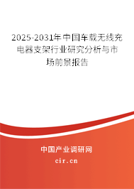 2025-2031年中國車載無線充電器支架行業(yè)研究分析與市場前景報告