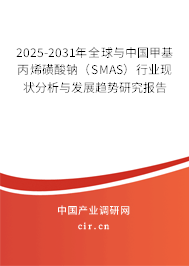2025-2031年全球與中國(guó)甲基丙烯磺酸鈉（SMAS）行業(yè)現(xiàn)狀分析與發(fā)展趨勢(shì)研究報(bào)告