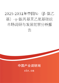 2025-2031年中國N-（β-氨乙基）-γ-氨丙基三乙氧基硅烷市場調(diào)研與發(fā)展前景分析報告