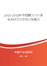 2025-2031年中國(guó)推力計(jì)行業(yè)發(fā)展研究與前景分析報(bào)告