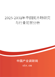 2025-2031年中國氮市場研究與行業(yè)前景分析