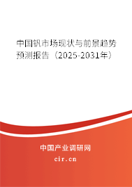 中國(guó)釩市場(chǎng)現(xiàn)狀與前景趨勢(shì)預(yù)測(cè)報(bào)告（2025-2031年）