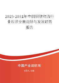 2025-2031年中國鋼鐵物流行業(yè)現(xiàn)狀全面調研與發(fā)展趨勢報告