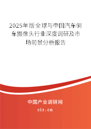 2025年版全球與中國(guó)汽車倒車攝像頭行業(yè)深度調(diào)研及市場(chǎng)前景分析報(bào)告