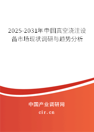 2025-2031年中國真空澆注設(shè)備市場現(xiàn)狀調(diào)研與趨勢分析