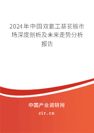 2023年中國雙氰工基萇胺市場深度剖析及未來走勢分析報告