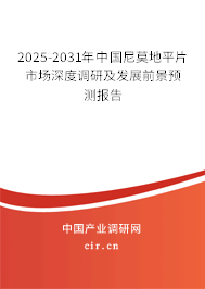 2025-2031年中國(guó)尼莫地平片市場(chǎng)深度調(diào)研及發(fā)展前景預(yù)測(cè)報(bào)告