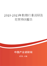 2010-2013年拖鞋行業(yè)調(diào)研及前景預(yù)測(cè)報(bào)告
