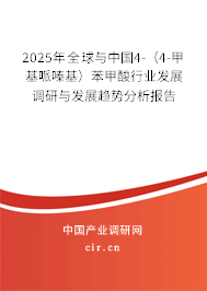 2025年全球與中國4-（4-甲基哌嗪基）苯甲酸行業(yè)發(fā)展調(diào)研與發(fā)展趨勢分析報告