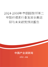 2024-2030年中國(guó)醋酸鄰苯二甲酸纖維素行業(yè)發(fā)展全面調(diào)研與未來(lái)趨勢(shì)預(yù)測(cè)報(bào)告