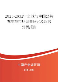2025-2031年全球與中國(guó)公共充電樁市場(chǎng)調(diào)查研究及趨勢(shì)分析報(bào)告