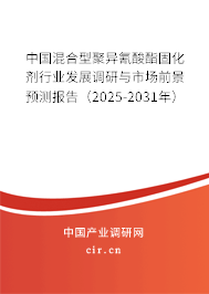 中國混合型聚異氰酸酯固化劑行業(yè)發(fā)展調(diào)研與市場前景預(yù)測報(bào)告（2025-2031年）