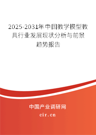 2025-2031年中國教學模型教具行業(yè)發(fā)展現(xiàn)狀分析與前景趨勢報告