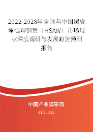 2022-2028年全球與中國(guó)螺旋埋弧焊鋼管（HSAW）市場(chǎng)現(xiàn)狀深度調(diào)研與發(fā)展趨勢(shì)預(yù)測(cè)報(bào)告