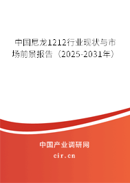 中國(guó)尼龍1212行業(yè)現(xiàn)狀與市場(chǎng)前景報(bào)告（2025-2031年）