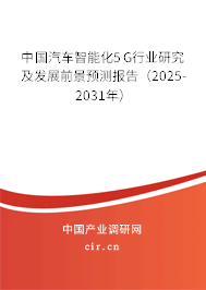 中國汽車智能化5G行業(yè)研究及發(fā)展前景預測報告（2025-2031年）