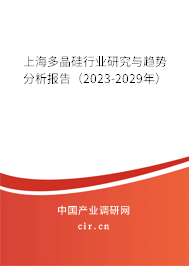上海多晶硅行業(yè)研究與趨勢(shì)分析報(bào)告（2023-2029年）
