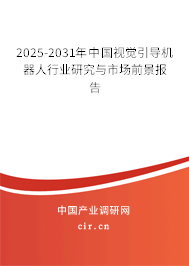 2025-2031年中國(guó)視覺引導(dǎo)機(jī)器人行業(yè)研究與市場(chǎng)前景報(bào)告