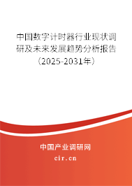 中國數(shù)字計時器行業(yè)現(xiàn)狀調(diào)研及未來發(fā)展趨勢分析報告（2025-2031年）