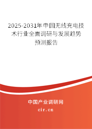 2025-2031年中國無線充電技術(shù)行業(yè)全面調(diào)研與發(fā)展趨勢預(yù)測報(bào)告