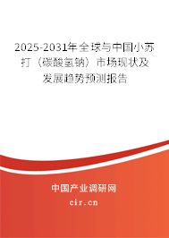 2025-2031年全球與中國小蘇打（碳酸氫鈉）市場現(xiàn)狀及發(fā)展趨勢預(yù)測報告