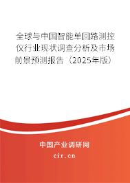 全球與中國智能單回路測控儀行業(yè)現狀調查分析及市場前景預測報告（2025年版）